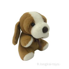 Peluche chien brun